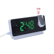 Clock with Projection and Green LED Display