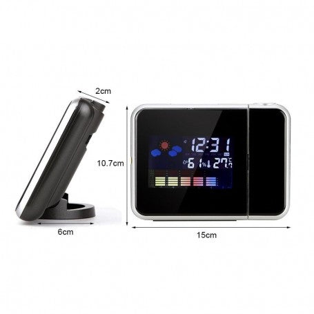 Projection Clock with LCD Display 8190