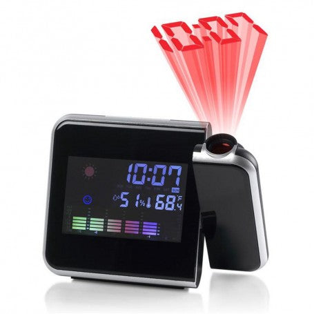 Projection Clock with LCD Display 8190