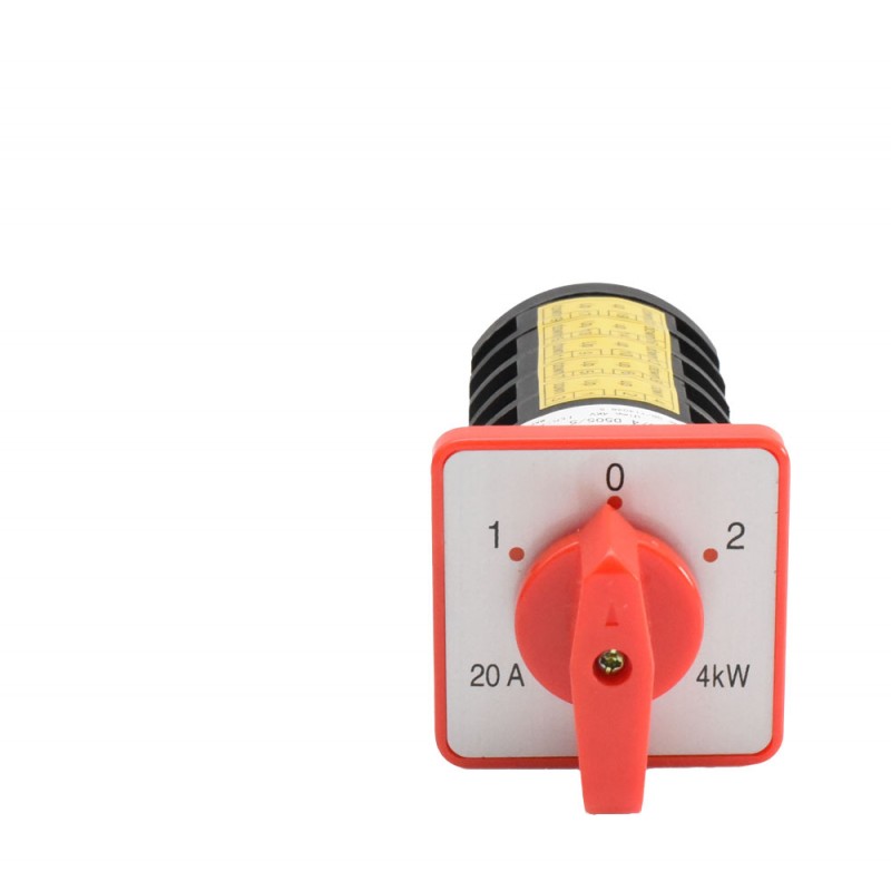 Rotary Switch 5-Cam 1-0-2 / 20A - D505/5