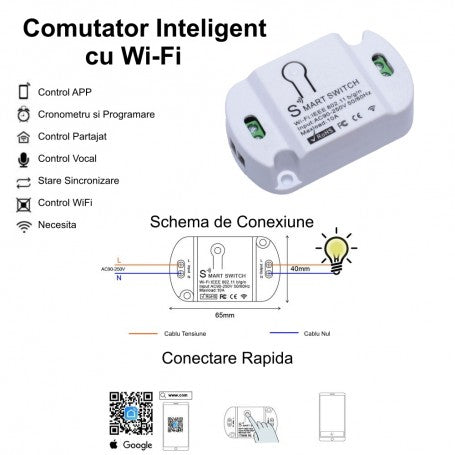 Smart WiFi Switch iOS/Android Tuya