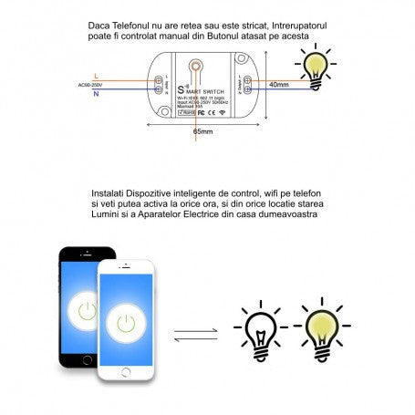 Smart WiFi Switch iOS/Android Tuya