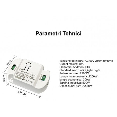 Smart WiFi Switch iOS/Android Tuya