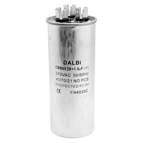 Air Conditioner Capacitor 20+1.5uF 370V
