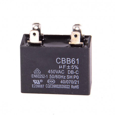 Rectangular Motor Start Capacitor 1.8µF/450V-4C