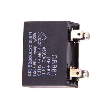 Rectangular Motor Start Capacitor 1.2uF/450V-4C