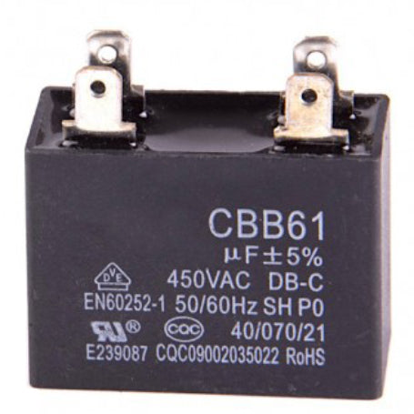 Rectangular Motor Start Capacitor 1.5uF/450V-4C