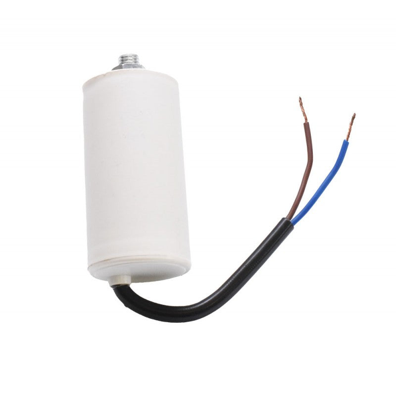 Motor Capacitor with Screw and Wires - 7.5uf/450V