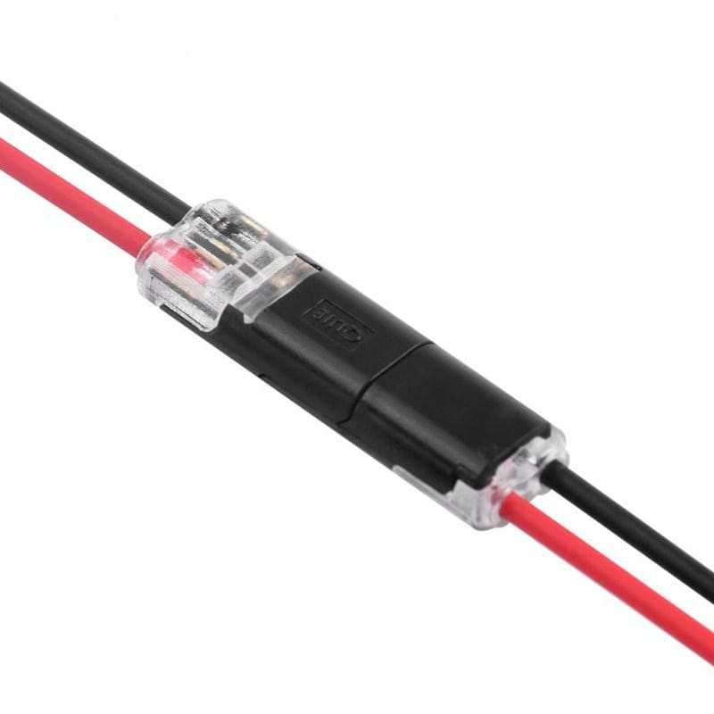 2-Pin Quick Connect Wire Splice Connector 22-20 AWG