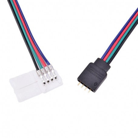 RGB LED Strip 4-Pin Power Connector