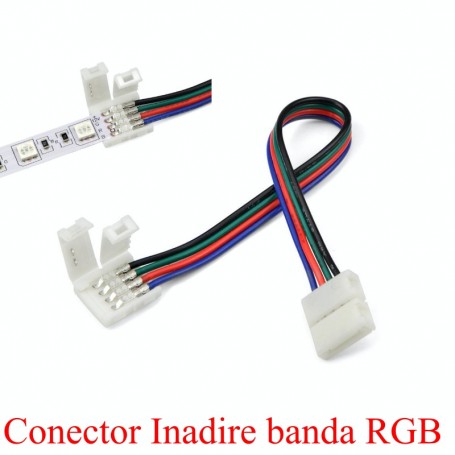 RGB 5050 LED Strip Connector, 4-Pin