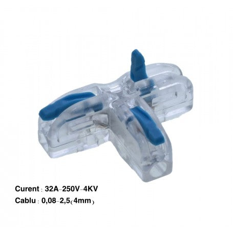 Cable Connector T11B 32A-250V Blue