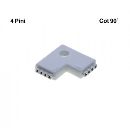 90° Elbow Connector for RGB LED Strip