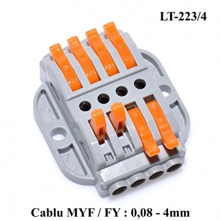 Junction Box Connector for Cable 4-4 LT-223/4, ElectroAZ