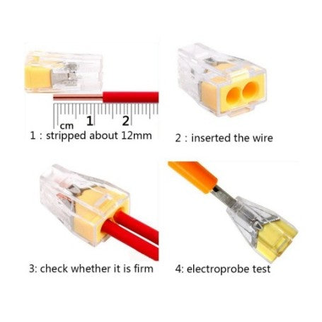 Quick Junction Box Connector 2-Pole