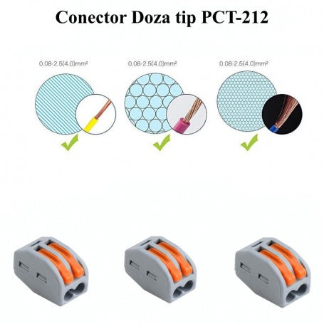 Quick Junction Box Connector 2-Pole, ElectroAZ