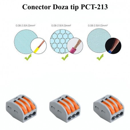 3-Pole Quick Junction Box Connector, ElectroAZ