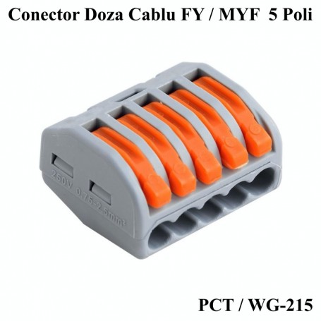 Quick Junction Box Connector 5 Pole, ElectroAZ