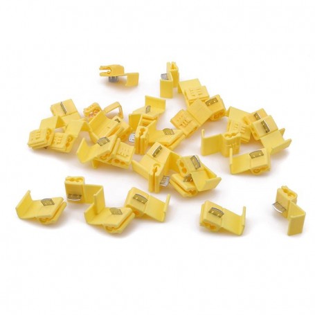 Yellow Cable Splice Connector 50Pcs/Set