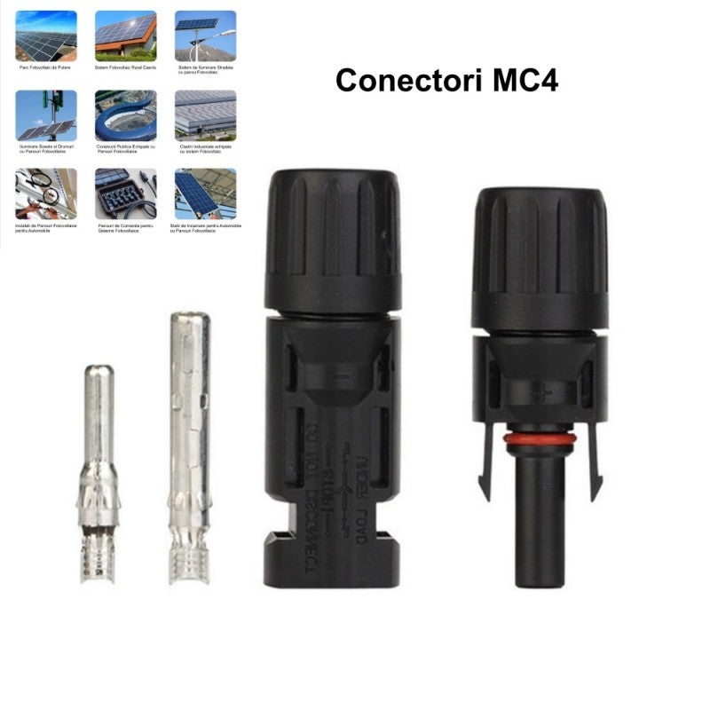 MC4 Connector for Photovoltaic Solar System, 10 pcs Kit, F/M Set