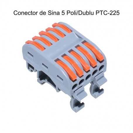 Rail Connector 5-Pole/Double PCT-225