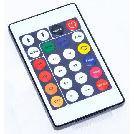 RGB LED Strip Controller + 24-Key Remote 3-Wire