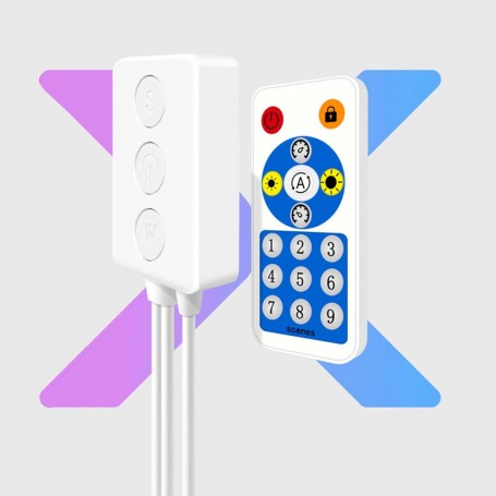 LED Pixel Controller with Bluetooth, 2-channel