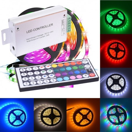 RGB LED Controller 12-24V Metal 44-Key