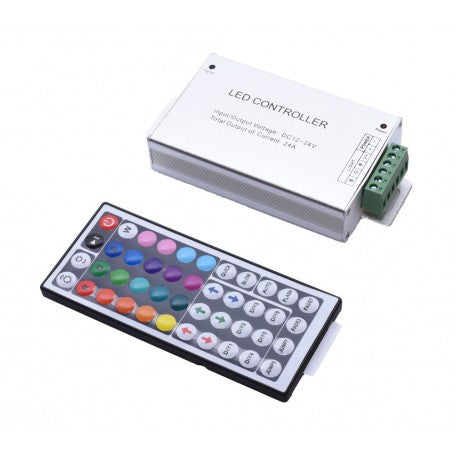 RGB LED Controller 12-24V Metal 44-Key