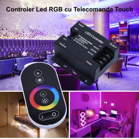 RGB LED Touch Controller, 12V/24V
