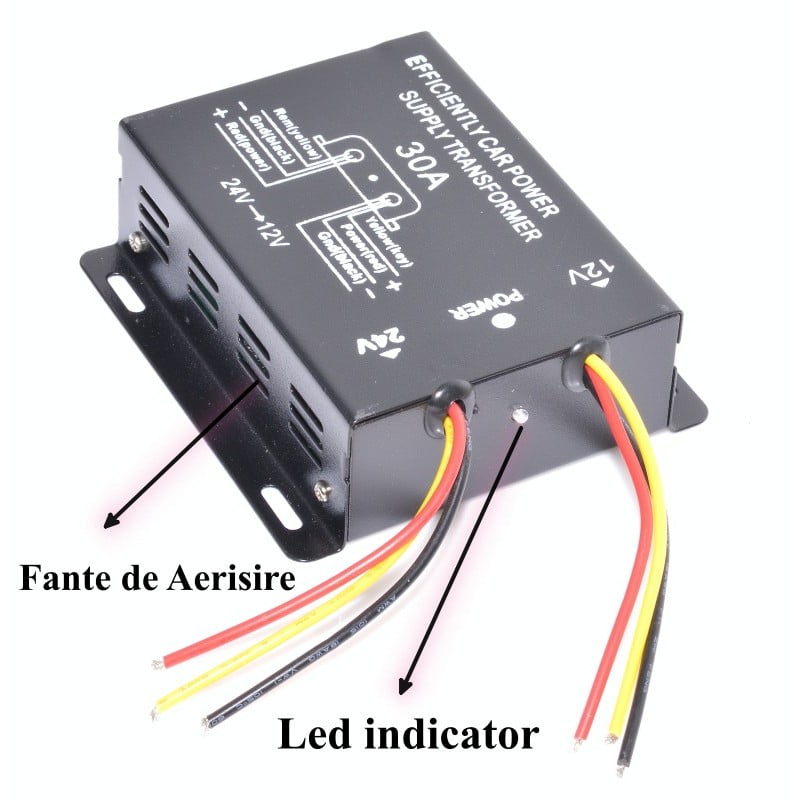 24V-12V DC 30A Car Voltage Converter