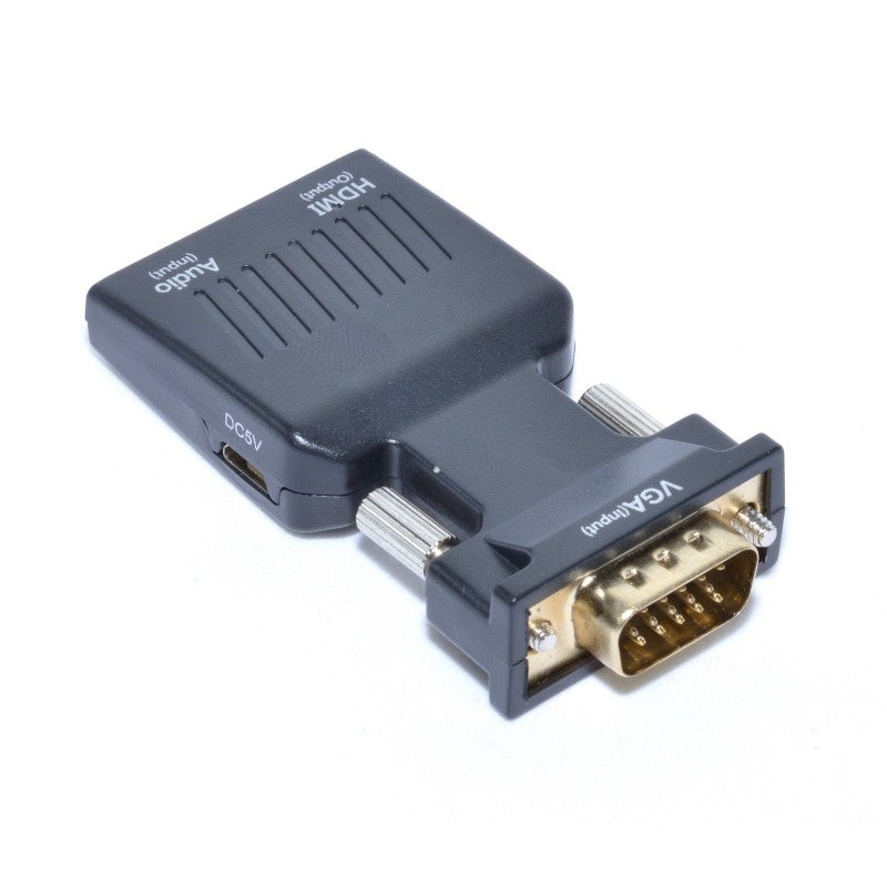 VGA to HDMI Video Converter + Audio, HDTV, 1080P