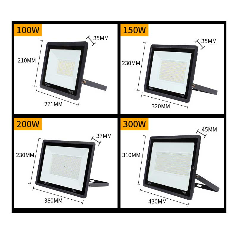 SMD LED Floodlight 220V, IP66 Power 20W, ElectroAZ