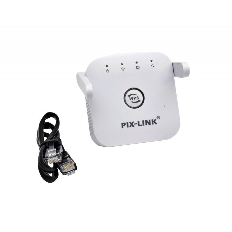 Wireless N Extender 2 Antennas 300Mbps, Pix-Link WPS