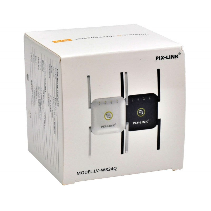 Wireless N Extender 4 Antennas 300Mbps, Dynamic Pix-Link WPS / WR24Q