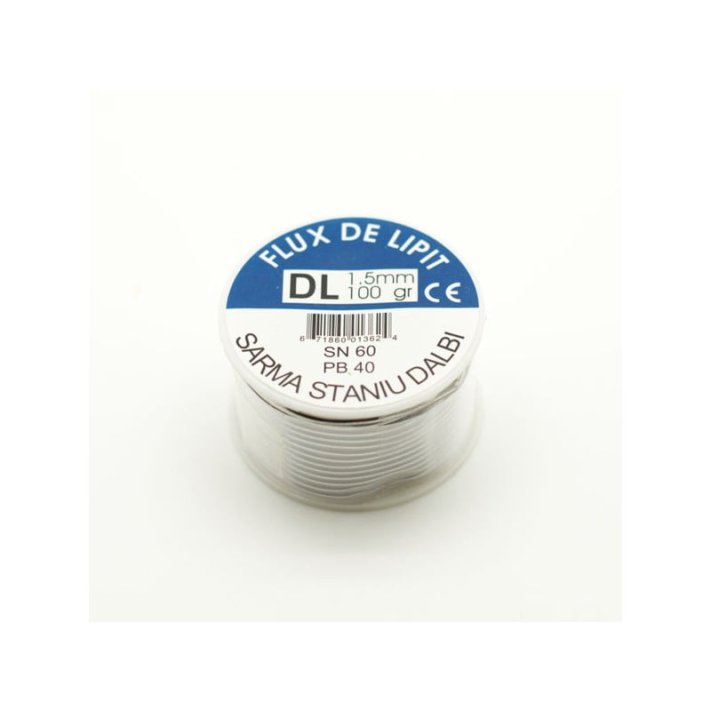Solder with paste, Premium Quality, 100g - 1.5mm, SN60/PB40