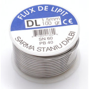 Solder with paste, Premium Quality, 100g - 1.5mm, SN60/PB40