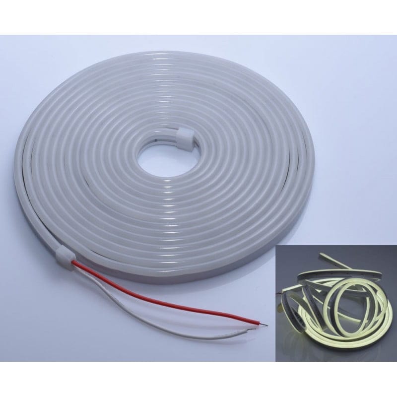 LED Neon Strip, 12V, 5m, Cool White