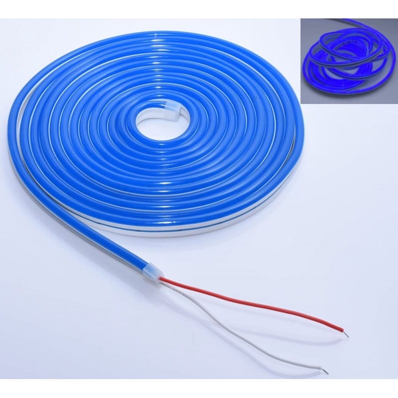 LED Neon Strip, Flexible, 5m, Blue