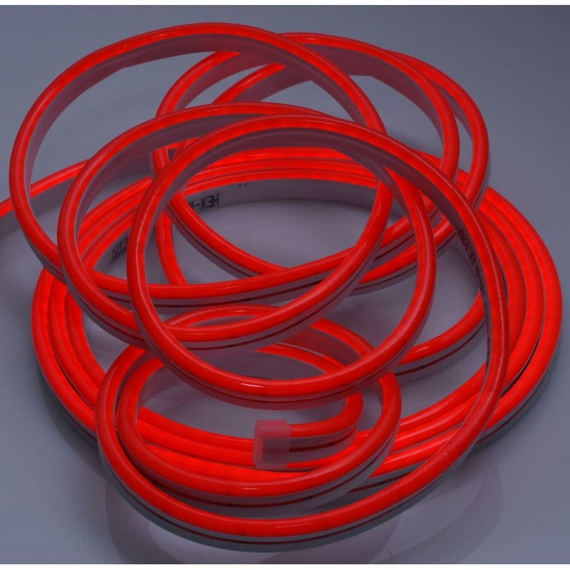 LED Neon Strip, 12V, Flexible, 5m, Red