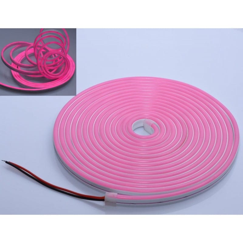 LED Neon Strip, Flexible, 5m, Pink