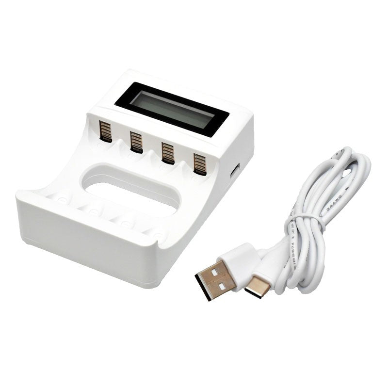 Digital Super Fast Battery Charger 4*AA/4*AAA C704-A4