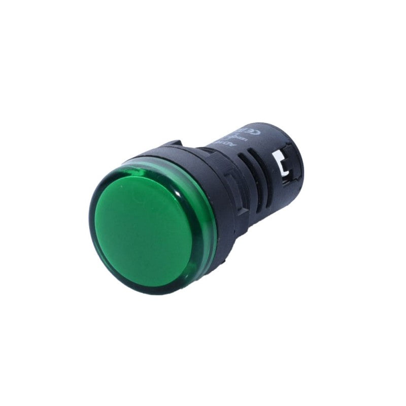 Indicator Lamp Voltage 220V, Matte Finish, Green