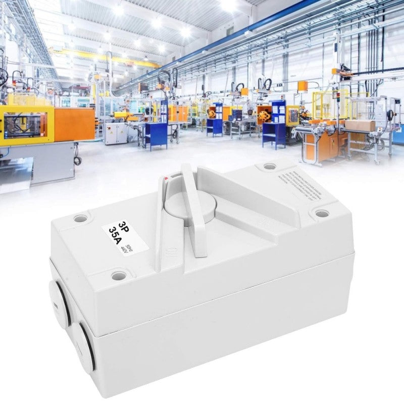 Waterproof Isolator Switch 3P - 35A / 440V