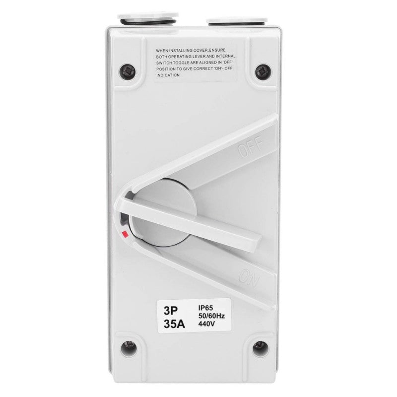 Waterproof Isolator Switch 3P - 35A / 440V