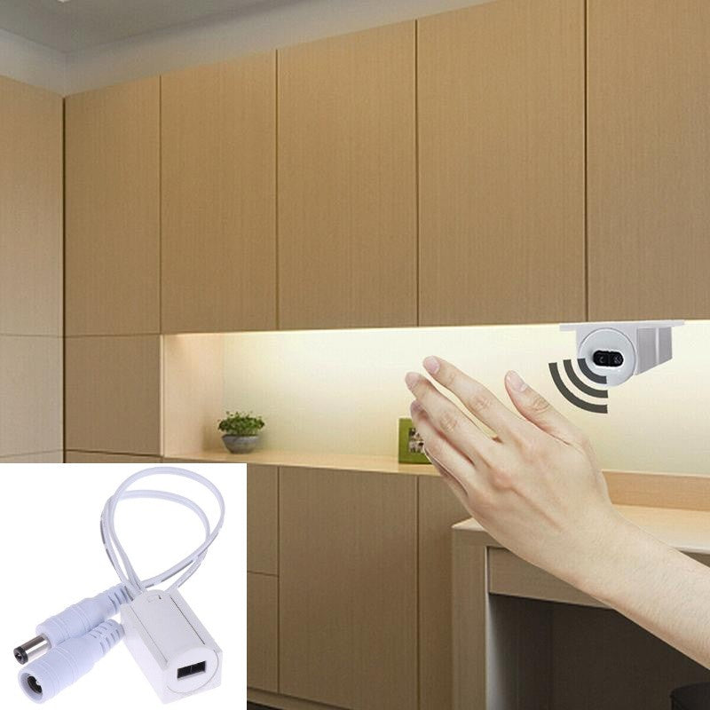 12mm Sensor Switch for LED Strip with DC Plug 12-24V Max 60W