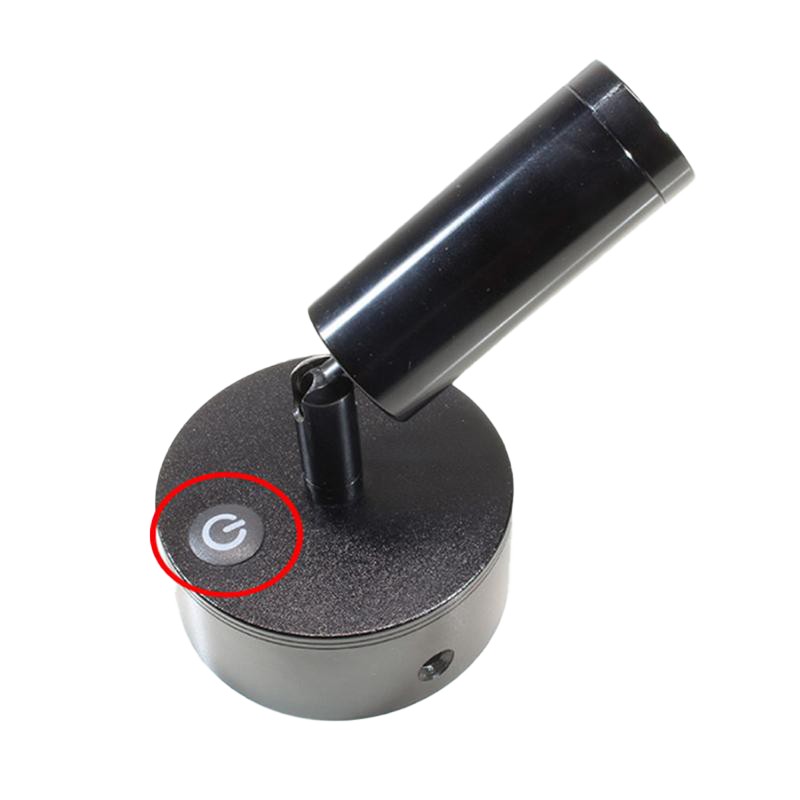 Touch Switch, 13mm Sensor, Dimmable 12V-2.5A / HST06 - BLACK