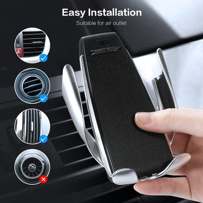 Wireless Car Charger with Phone Holder