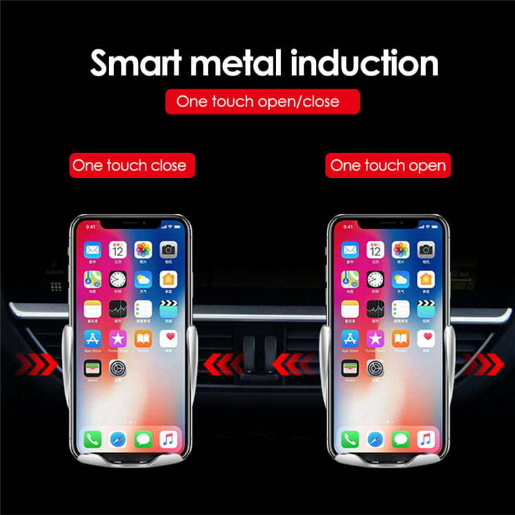 Wireless Car Charger with Phone Holder