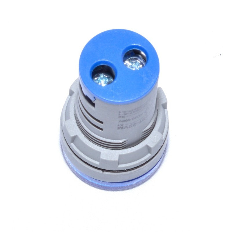 Digital Voltmeter Indicator, 250V/AC, 20-500V, IP65 Protection, Blue